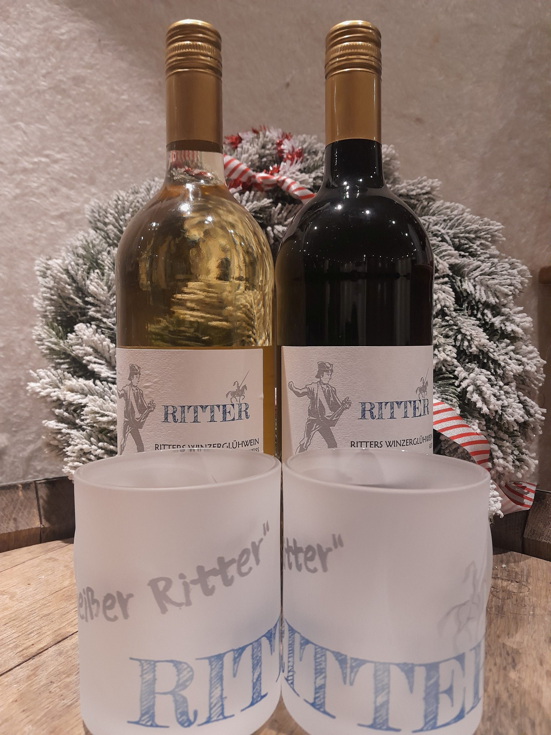 Ritters Glühwein Paket mit Tassen